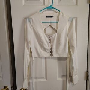 A Sexy Cream Top For A Night Out